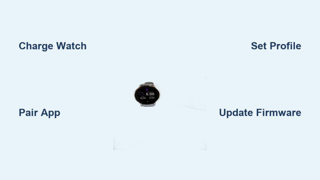 How to Set Up a Garmin Watch: Quick Start Guide
